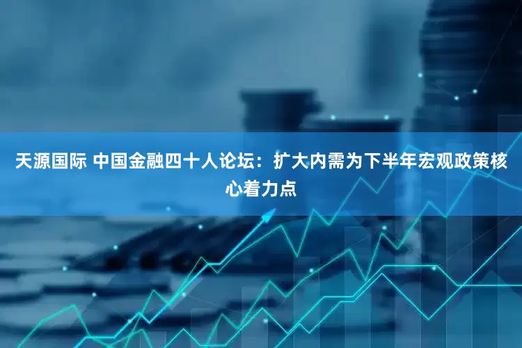 天源国际 中国金融四十人论坛：扩大内需为下半年宏观政策核心着力点